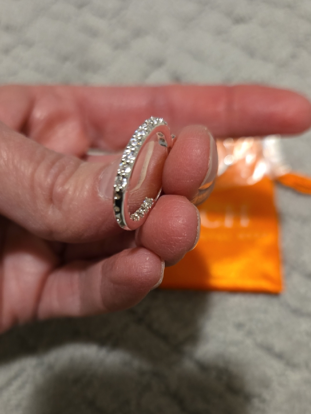 Crystal Haze Serena Hoop Earrings NWT - Picture 2 of 5